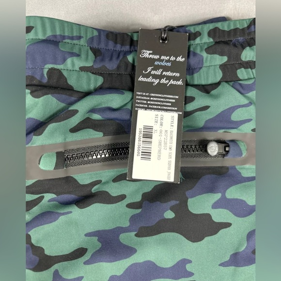 Greyson Sequoia Pants Joggers Blaclwatch Camoscape XL Green Nylon Cotton Spandex - Picture 2 of 9